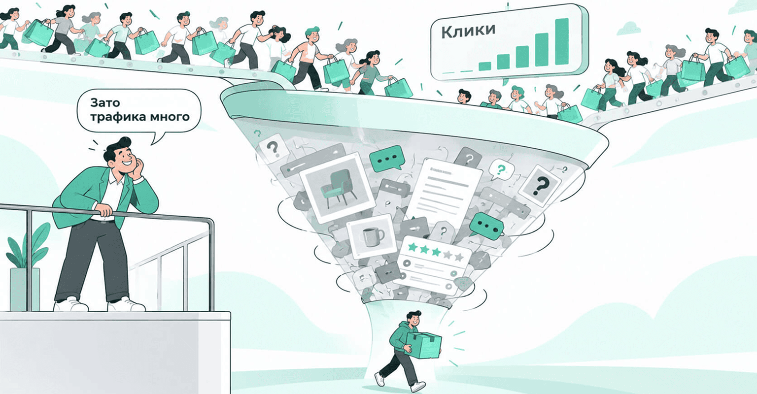 Продажи на Ozon не конвертируются в заказы